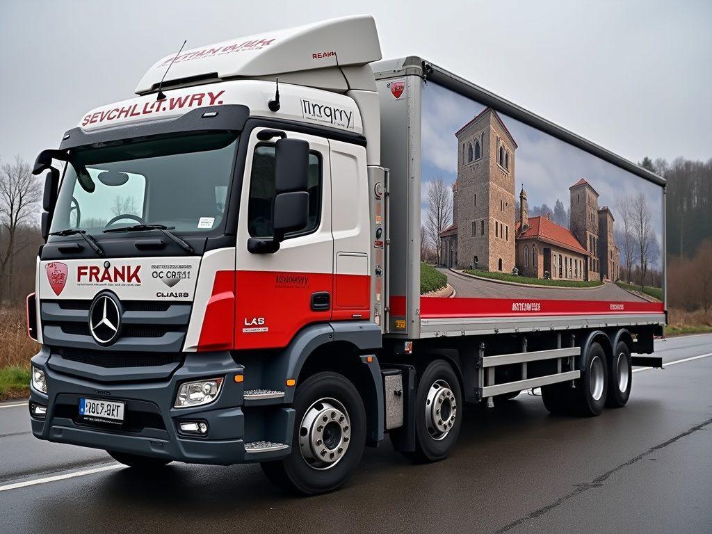 Lkw beschriftung – FRANK Werbung