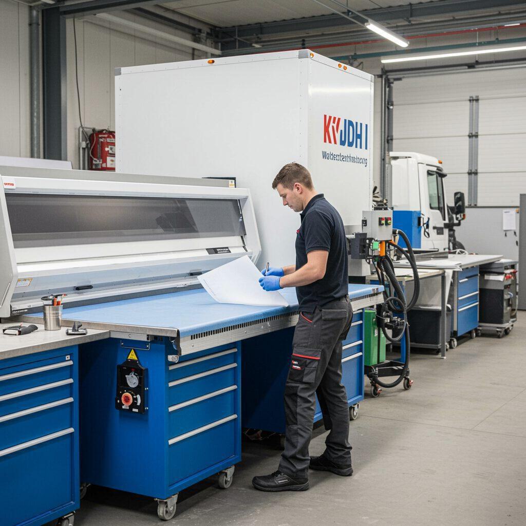 Professionelle Folienbeklebung eines Transporters – ohne Schriftzüge oder Logos