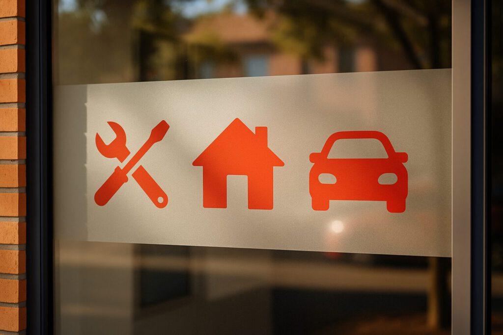 FRANK Werbung – Schaufensterfolien und Werbebeschriftung für Gebäude und Außenflächen